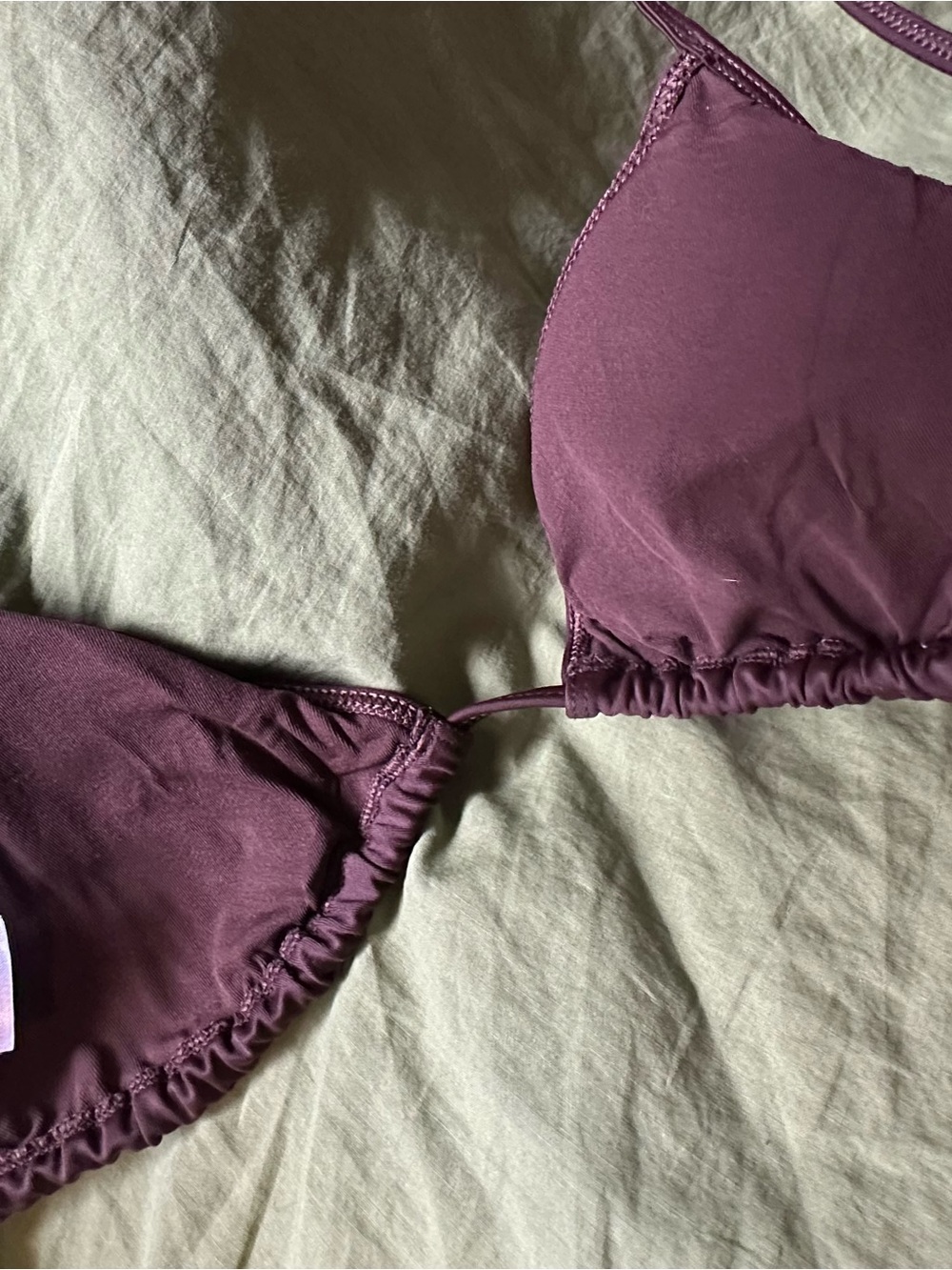 H&M Brown Rhinestone Triangle Bikini - Picture 8 of 10